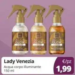 Prodet Lady Venezia Acqua corpo illuminante offerta