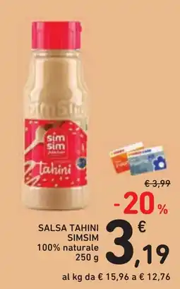 Conad Salsa Tahini SIMSIM offerta