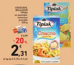 Conad Couscous Tipiak offerta