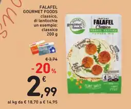 Conad Falafel Classic Gourmet Foods offerta