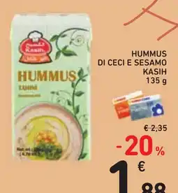 Conad Hummus di ceci e sesamo Kasih offerta