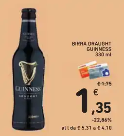 Conad Birra Draught Guinness offerta
