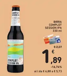 Conad BIRRA COMPLLOT SESSION IPA offerta