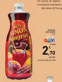 Conad Sangria Don Simon offerta