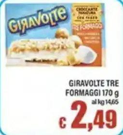 Top Supermercati Giravolté Tre Formaggi offerta
