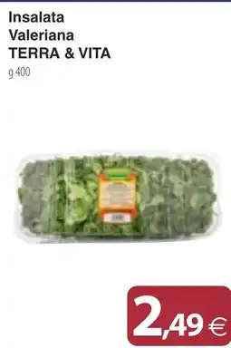 Docks Cash&Carry Insalata Valeriana TERRA & VITA offerta