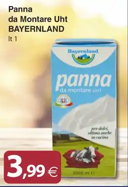 Docks Cash&Carry Panna da Montare Uht BAYERNLAND offerta