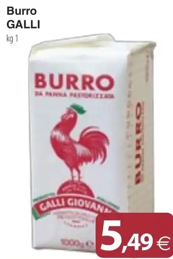 Docks Cash&Carry Burro GALLI offerta