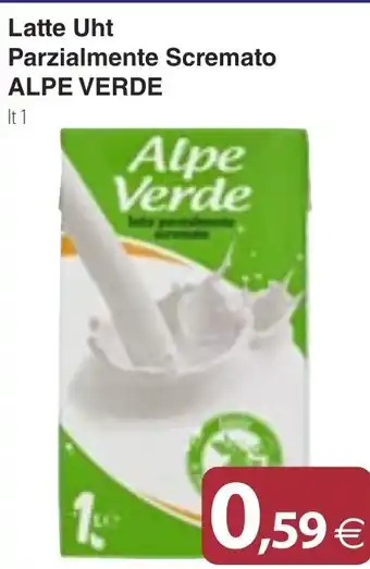 Docks Cash&Carry Latte Uht Parzialmente Scremato Alpe Verde offerta
