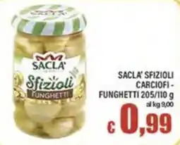Top Supermercati SACLA' SFIZIOLI CARCIOFI - FUNGHETTI offerta