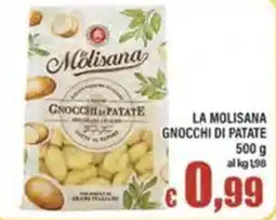 Top Supermercati LA MOLISANA GNOCCHI DI PATATE offerta