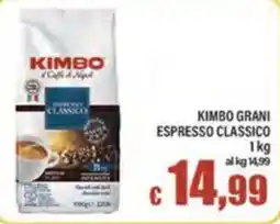 Top Supermercati KIMBO GRANI ESPRESSO CLASSICO offerta