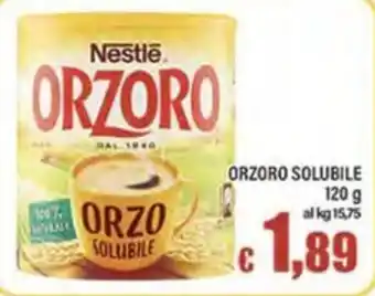 Top Supermercati Nestlé ORZORO offerta