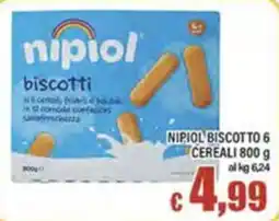 Top Supermercati nipiol biscotti offerta