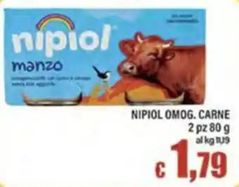 Top Supermercati nipiol manzo offerta