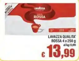 Top Supermercati LAVAZZA QUALITA' ROSSA offerta