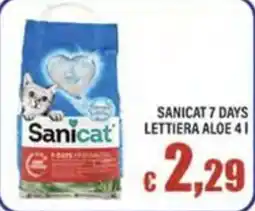 Top Supermercati Sanicat lettiera aloe 4 i offerta