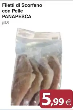 Docks Cash&Carry Filetti di Scorfano con Pelle PANAPESCA offerta
