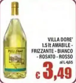 Top Supermercati Villa Dore' 1.5 It Amabile offerta