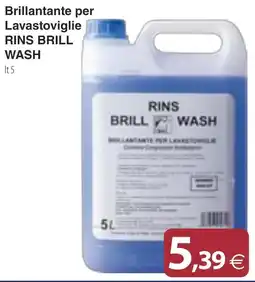 Docks Cash&Carry Brillantante per Lavastoviglie RINS BRILL WASH offerta