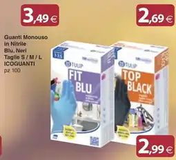 Docks Cash&Carry Guanti Monouso in Nitrile Blu, Neri offerta