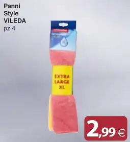 Docks Cash&Carry Panni Style VILEDA offerta