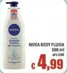 Top Supermercati NIVEA BODY FLUIDA offerta