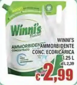 Top Supermercati Winni's Natural Ammorbidente offerta