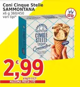 Market Ingross Coni Cinque Stelle SAMMONTANA offerta