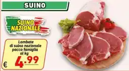 Ipercarni Lombate di suino nazionale offerta