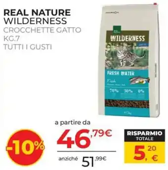 REAL NATURE WILDERNESS CROCCHE GATTO