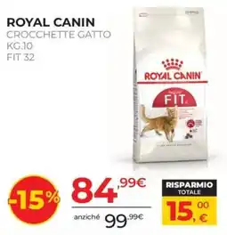 Arcaplanet ROYAL CANIN CROCCETTE GATTO FIT 32 offerta