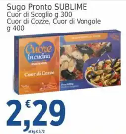 Market Ingross Cuore in cucina SUBLIME Cuor di Cozze offerta