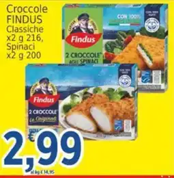 Market Ingross Croccole FINDUS Classiche offerta