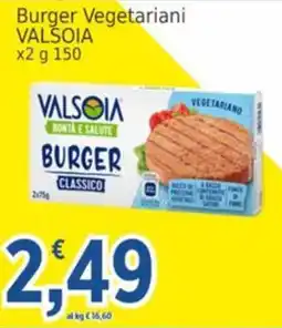 Market Ingross Burger Vegetariani VALSOIA offerta