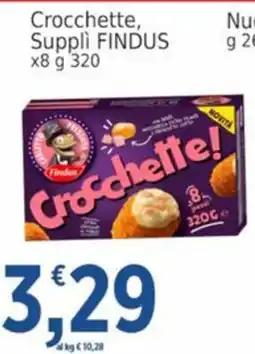 Market Ingross Crocchette Supplì FINDUS offerta
