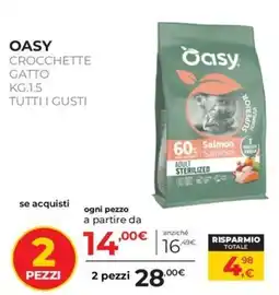 Arcaplanet OASY CROCCETTE GATTO offerta