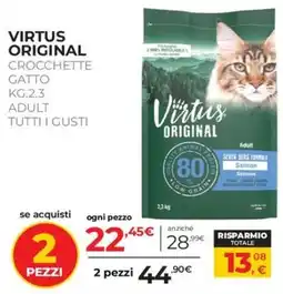 Arcaplanet Virtus Original Crocchette Gatto offerta