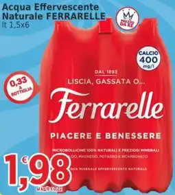Market Ingross Acqua Effervescente Naturale FERRARELLE offerta