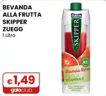 Gala Supermercati Beveranda alla frutta Skipper Zuegg offerta