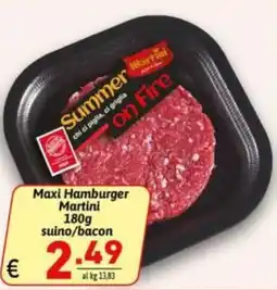 Ipercarni Maxi Hamburger Martini offerta