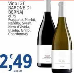 Market Ingross Vino IGT BARONE DI BERNAJ offerta