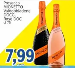 Market Ingross Prosecco MIONETTO Valdobbiadene DOCG, Rosè DOC offerta