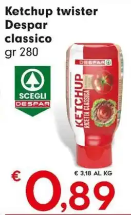 DeSpar Express Ketchup twister Despar classico offerta