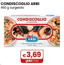 Gala Supermercati Condiscoglio Arbi offerta