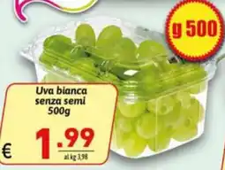 Ipercarni Uva bianca senza semi offerta