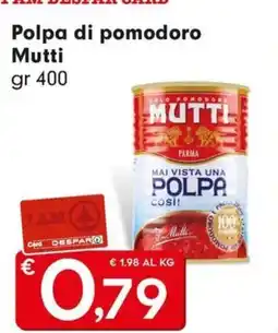 DeSpar Express Polpa di pomodoro Mutti offerta