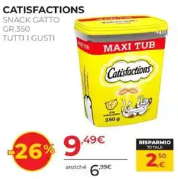 Arcaplanet Catisfactions Snack Gatto offerta