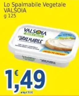 Market Ingross Lo Spalmabile Vegetale VALSOIA offerta