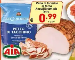 Ipercarni Pettro di tacchino Aequilibrium Aia offerta